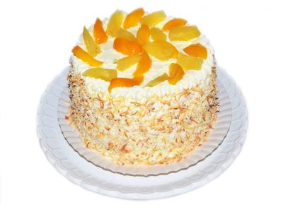 Bolo De Pêssego E Abacaxi